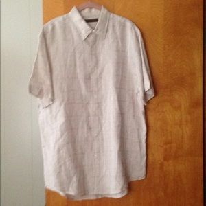 Perry Ellis x-Lg Linen short sleeve shirt.